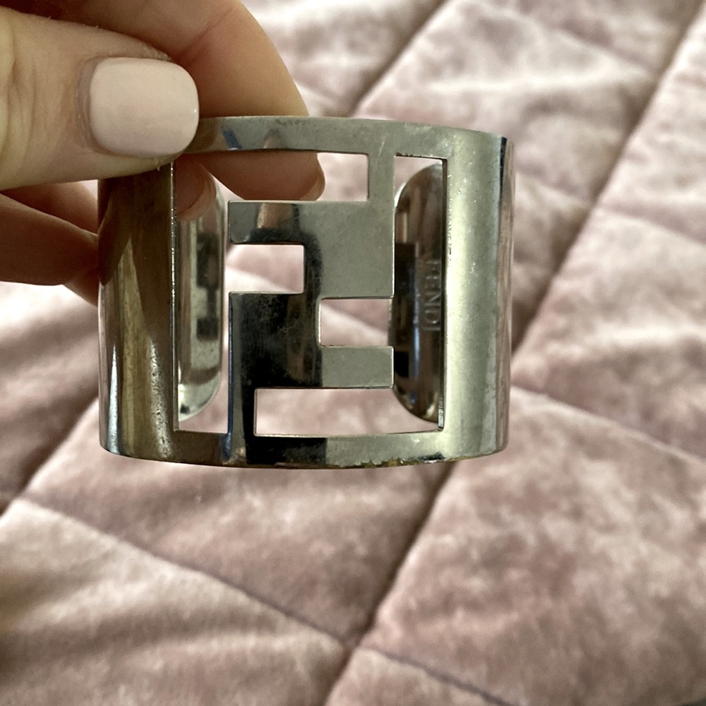 Beautiful silver Fendi cuff! Worn only a few times.